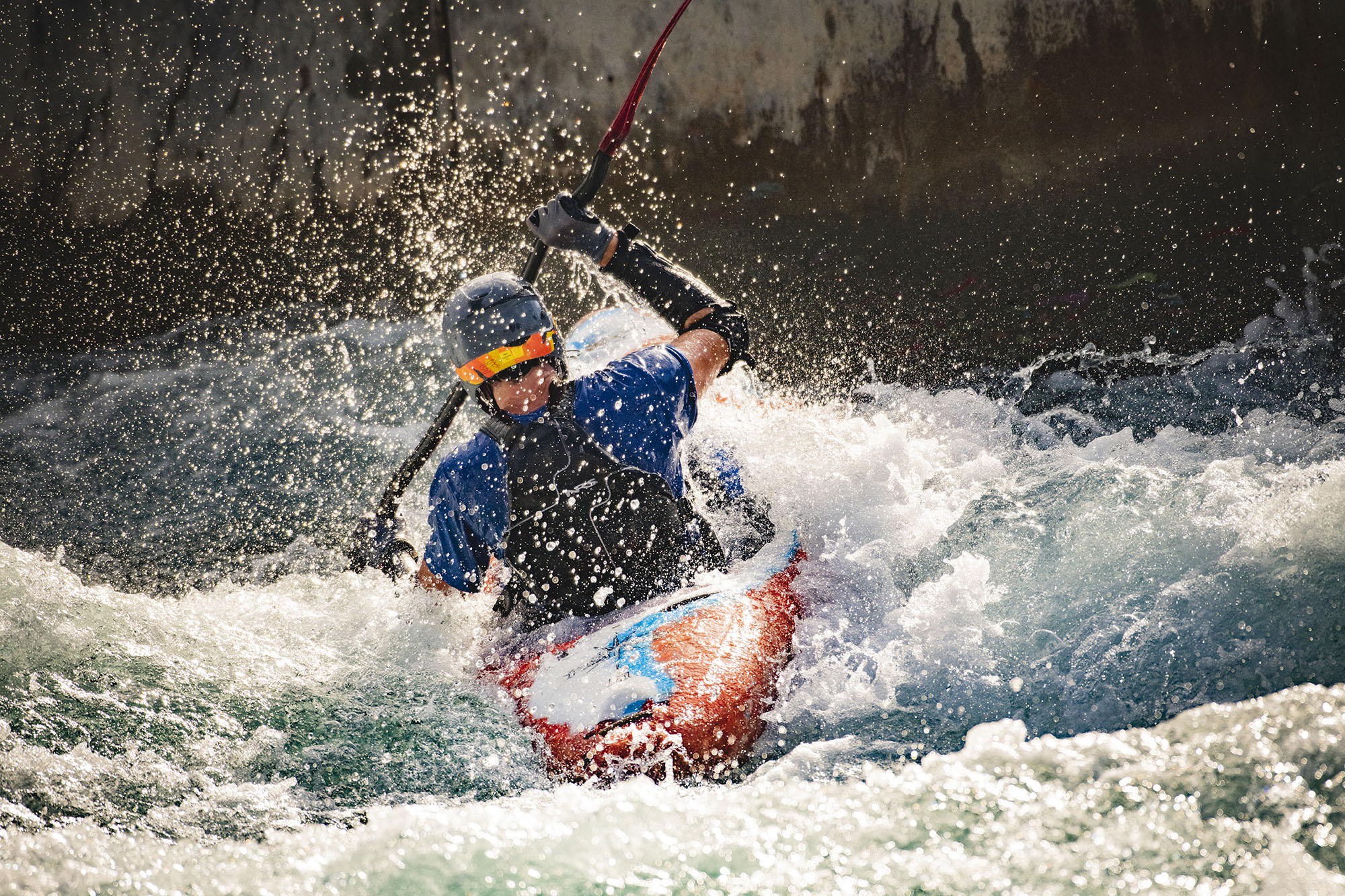 Competition Channel, Kayaking