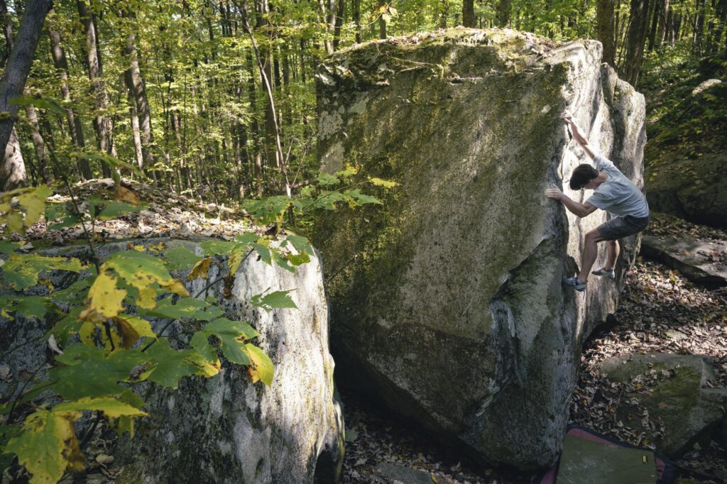 Looking Glass Rock, NCBouldering at Looking Glass