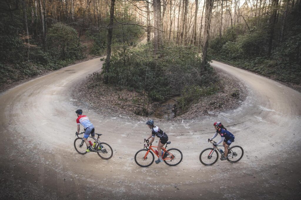 Gravel cycling in the Pisgah National Forest