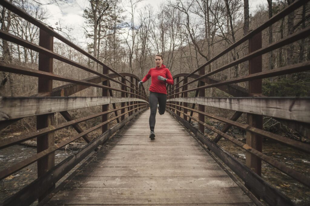 Trail running in the Pisgah National Forest
